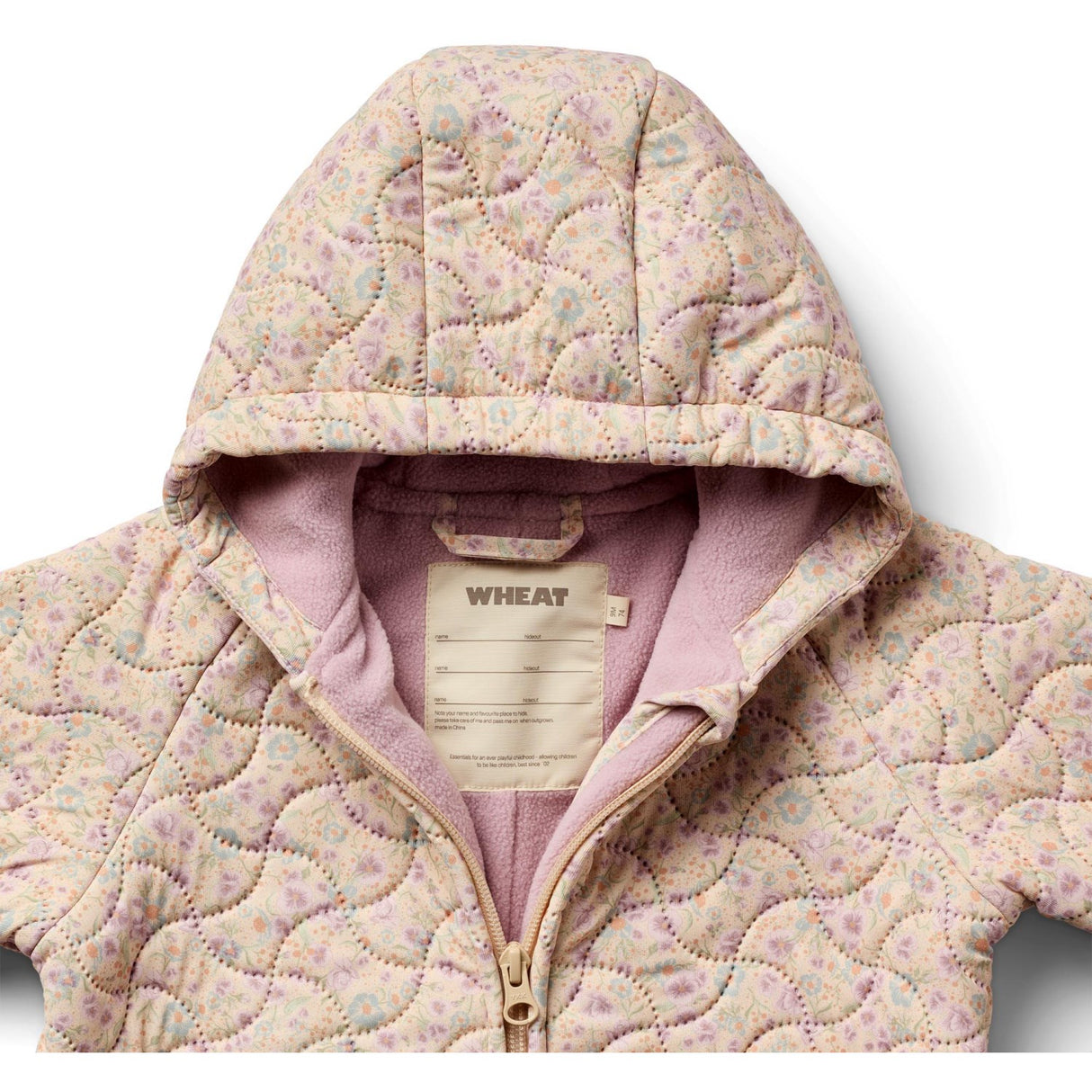 Wheat Pansies Thermo Suit Cuddle