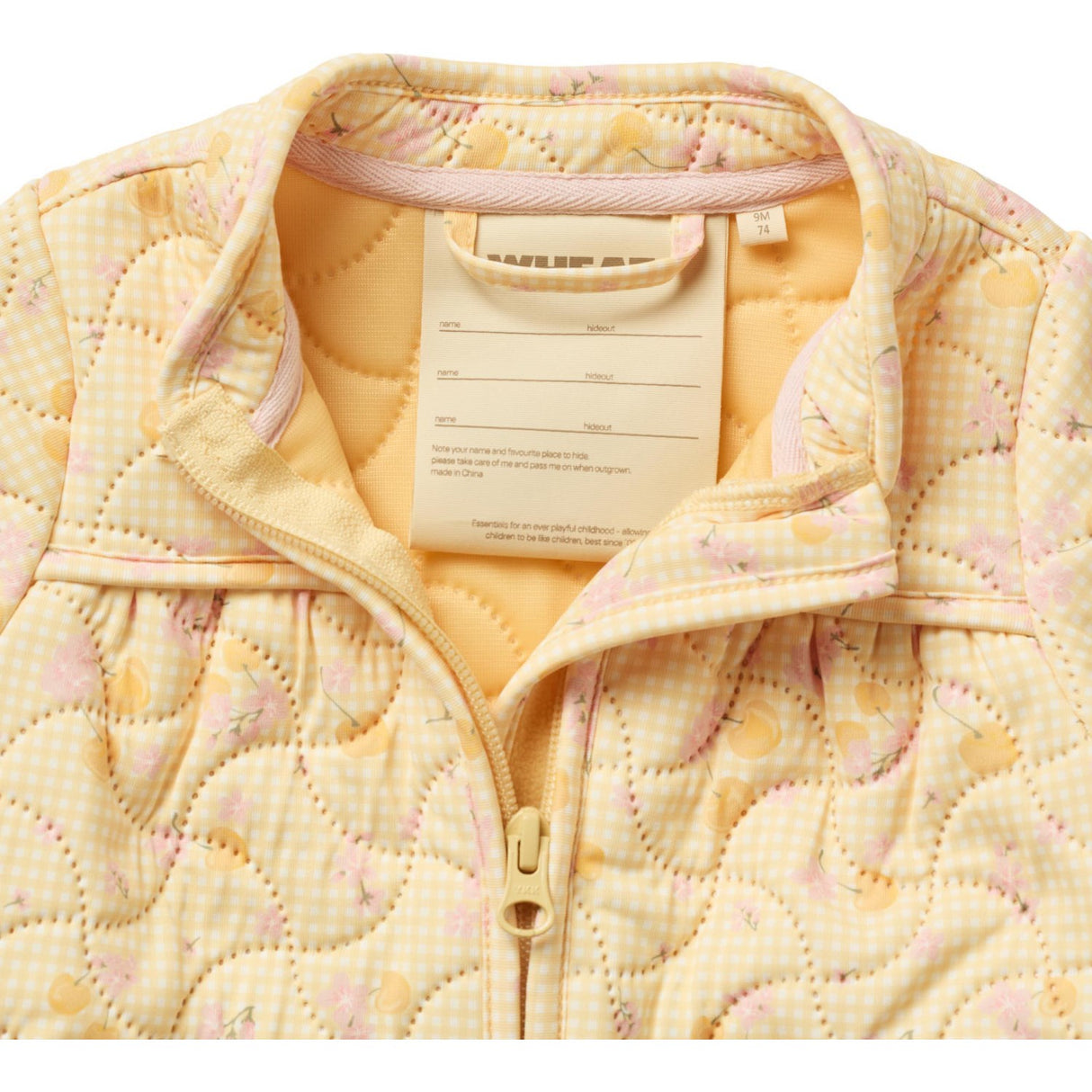 Wheat Yellow Cherries Thermo Jacket Tilde
