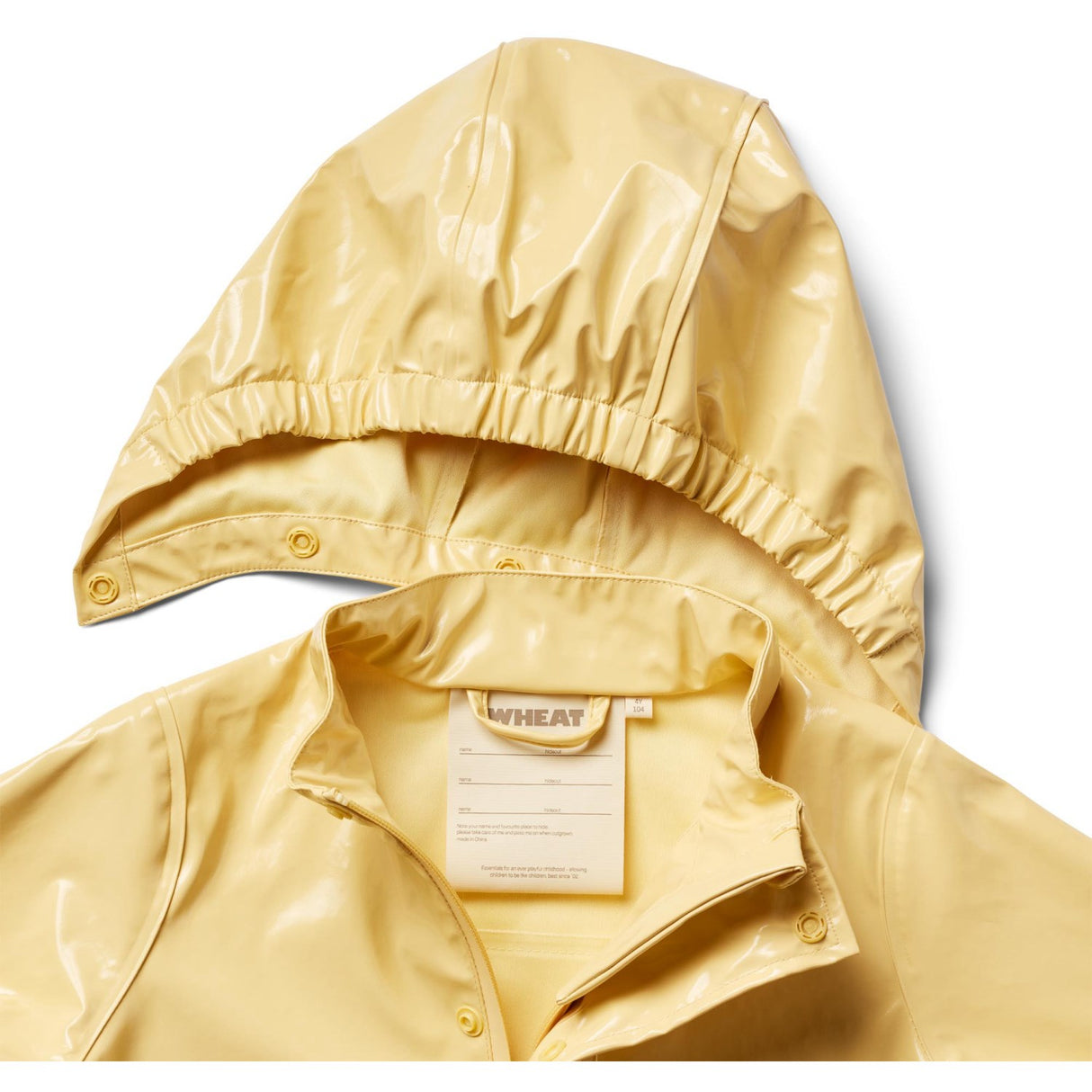 Wheat Yellow Rainwear Ollo Jacket