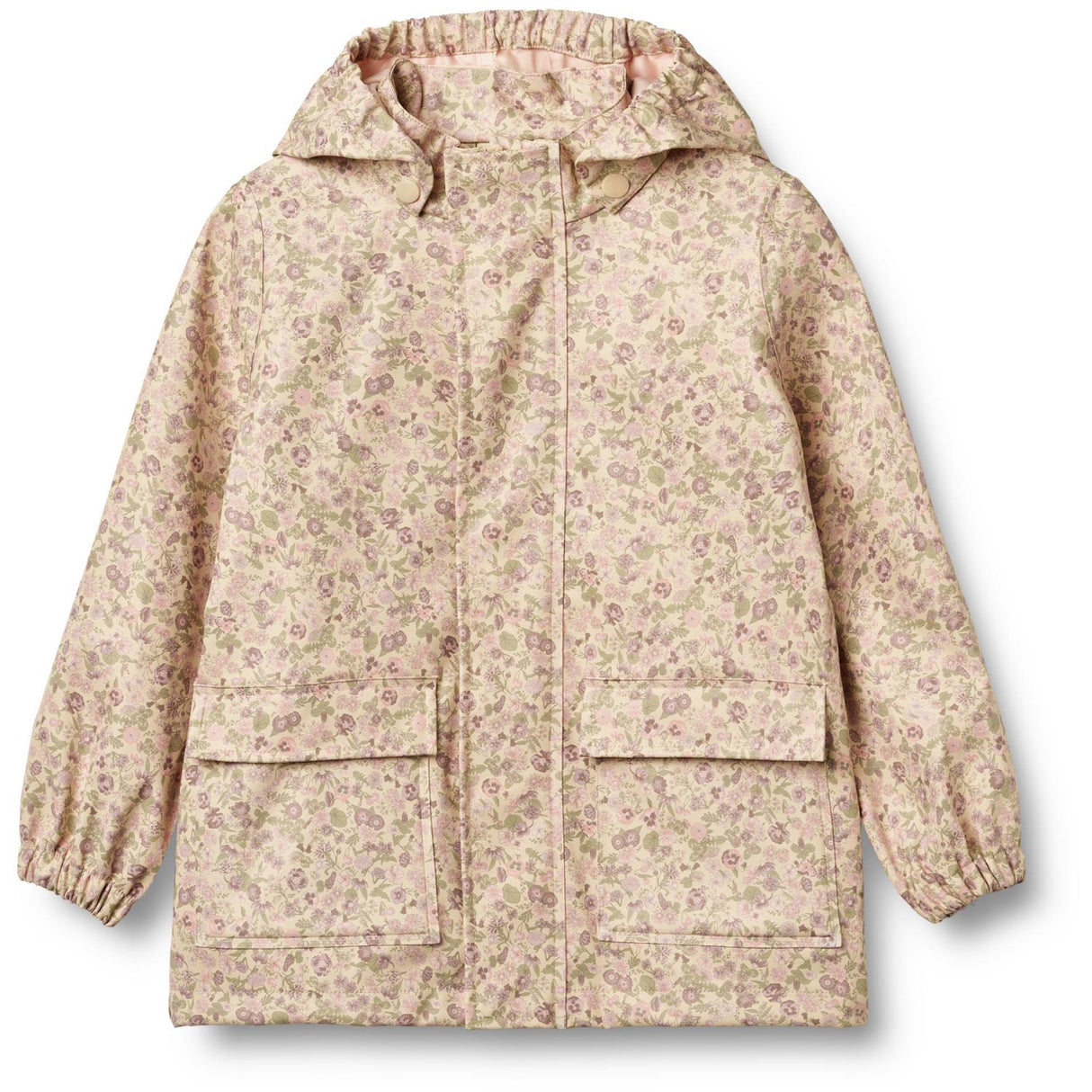 Wheat Rose Flower Field Rainwear Ollo Jacket