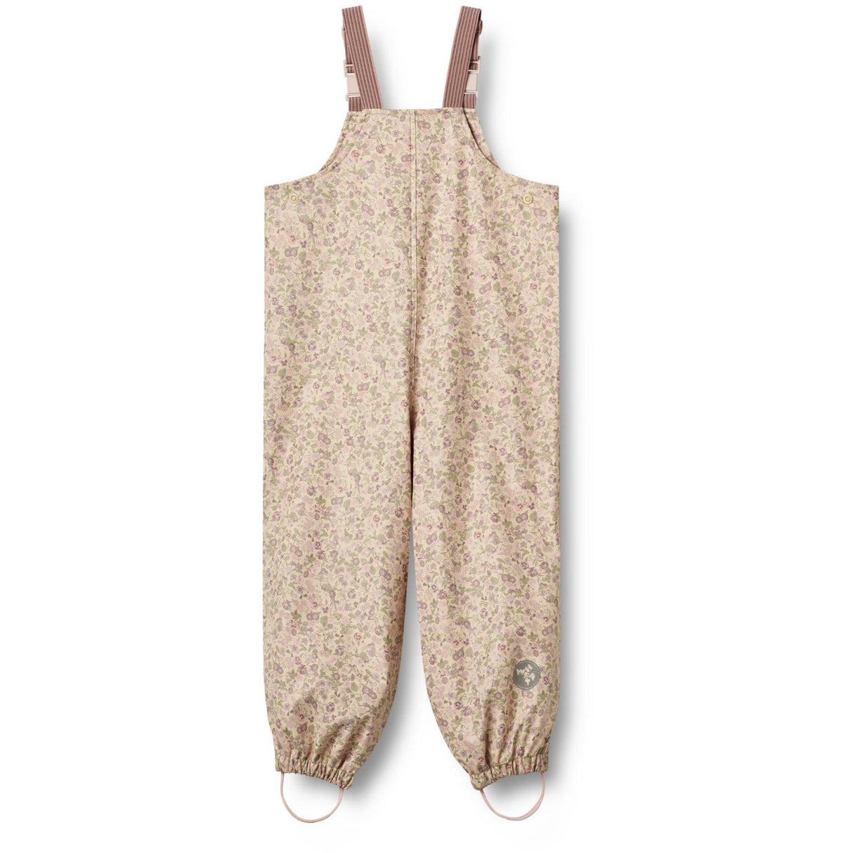 Wheat Rose Flower Field Rainwear Charlo Overall