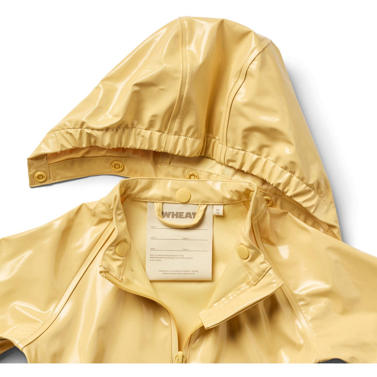 Wheat Yellow Rainwear Chardy Jacket