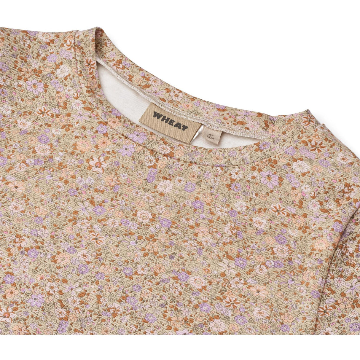 Wheat Lilac Flower Meadow T-Shirt S/S Manna