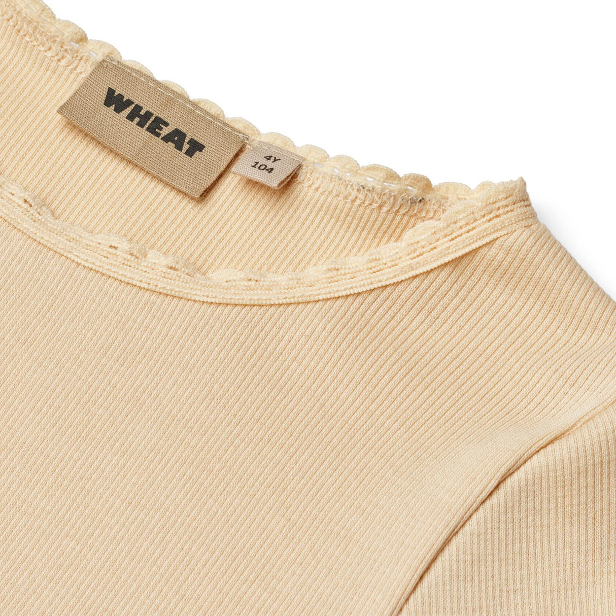 Wheat Macadamia Rib T-Shirt L/S Reese