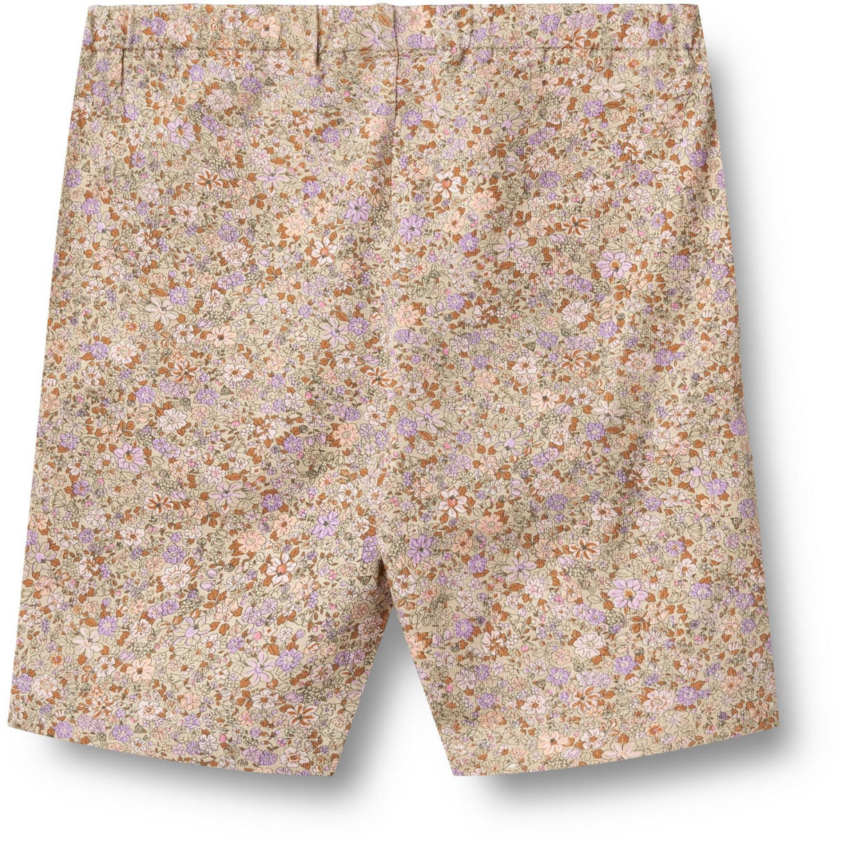 Wheat Lilac Flower Meadow Bike Shorts Anne