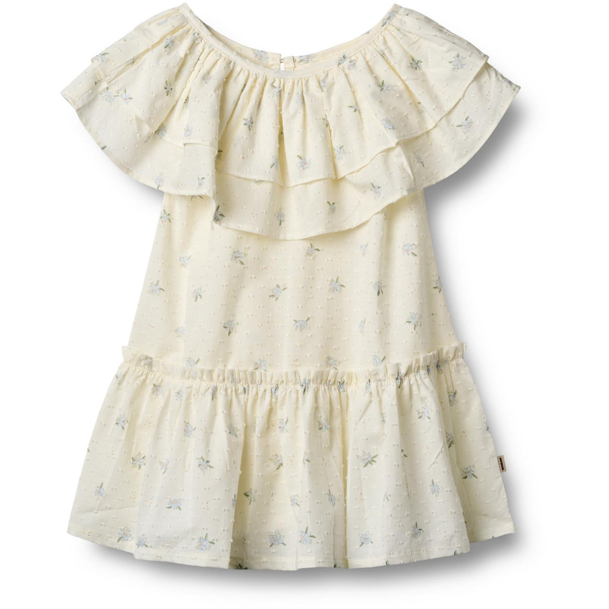 Wheat Blue Flowers Dress Bitten