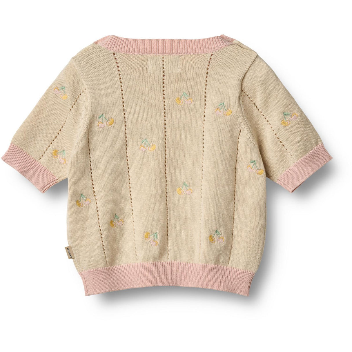 Wheat Sandshell Knit Top S/S Malvina