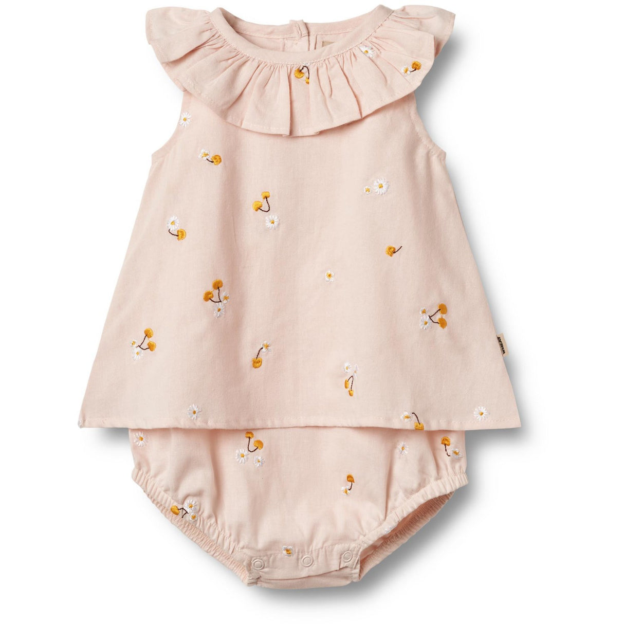 Wheat Powder Yellow Cherries Dress Suit Ingeborg