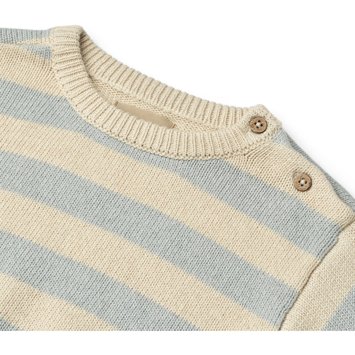 Wheat Blue Stripe Knit Pullover Morgan