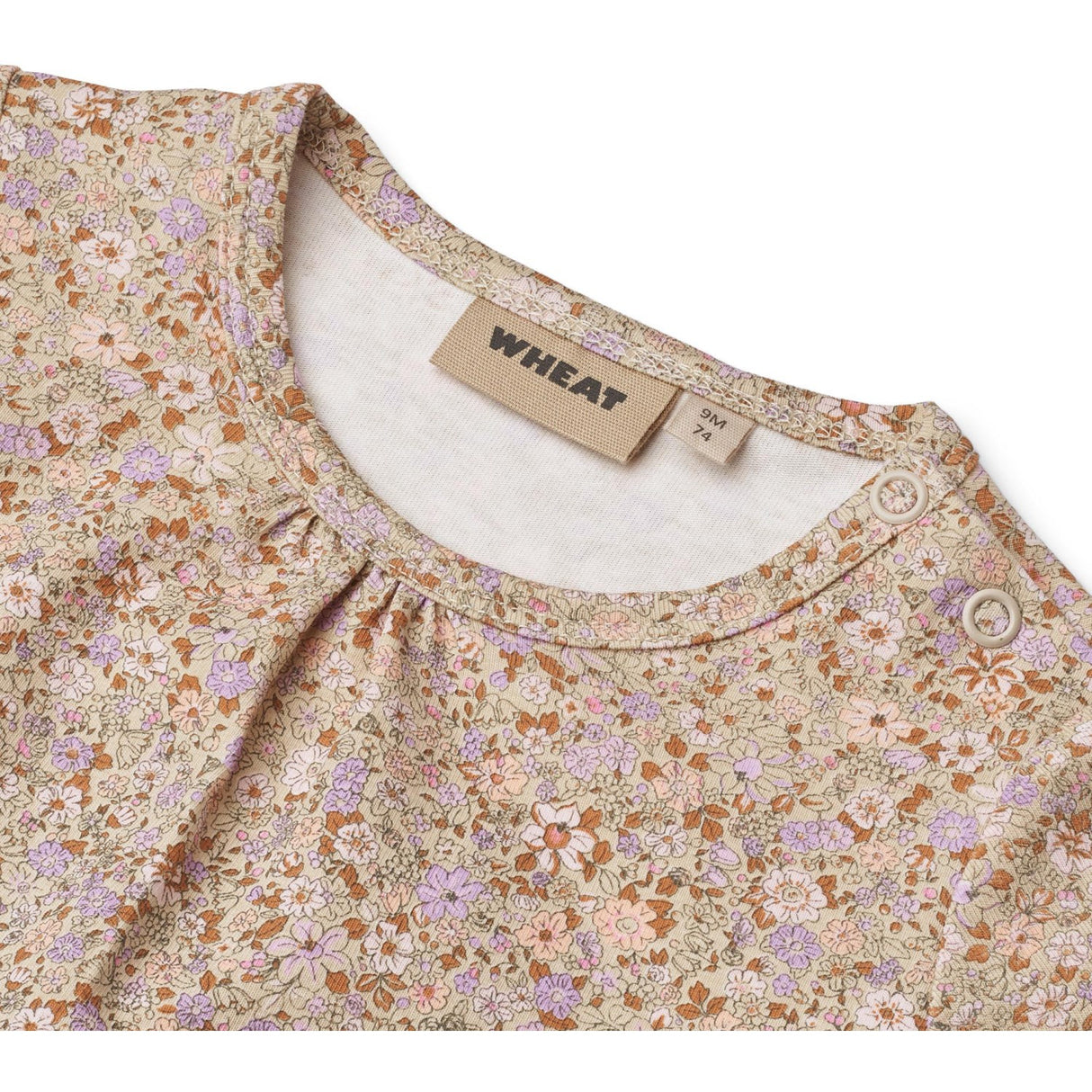 Wheat Lilac Flower Meadow Body L/S Liv