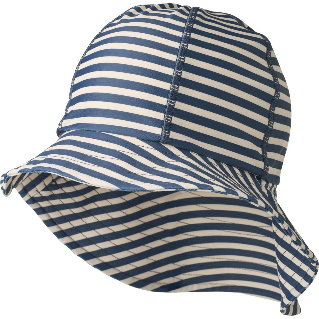 Wheat Blue Stripe Uv Sun hat Bora