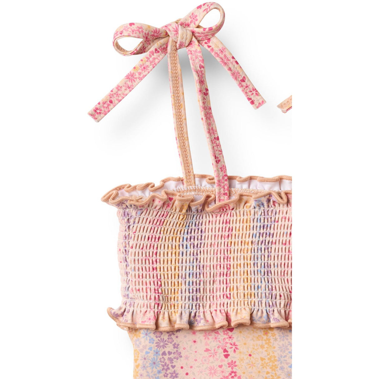 Wheat Multi Rainbow Swimsuit Selma