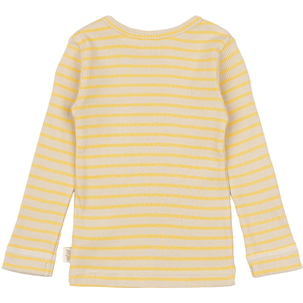 Petit Piao Yellow Sun/Dark Off White Blouse Modal Striped