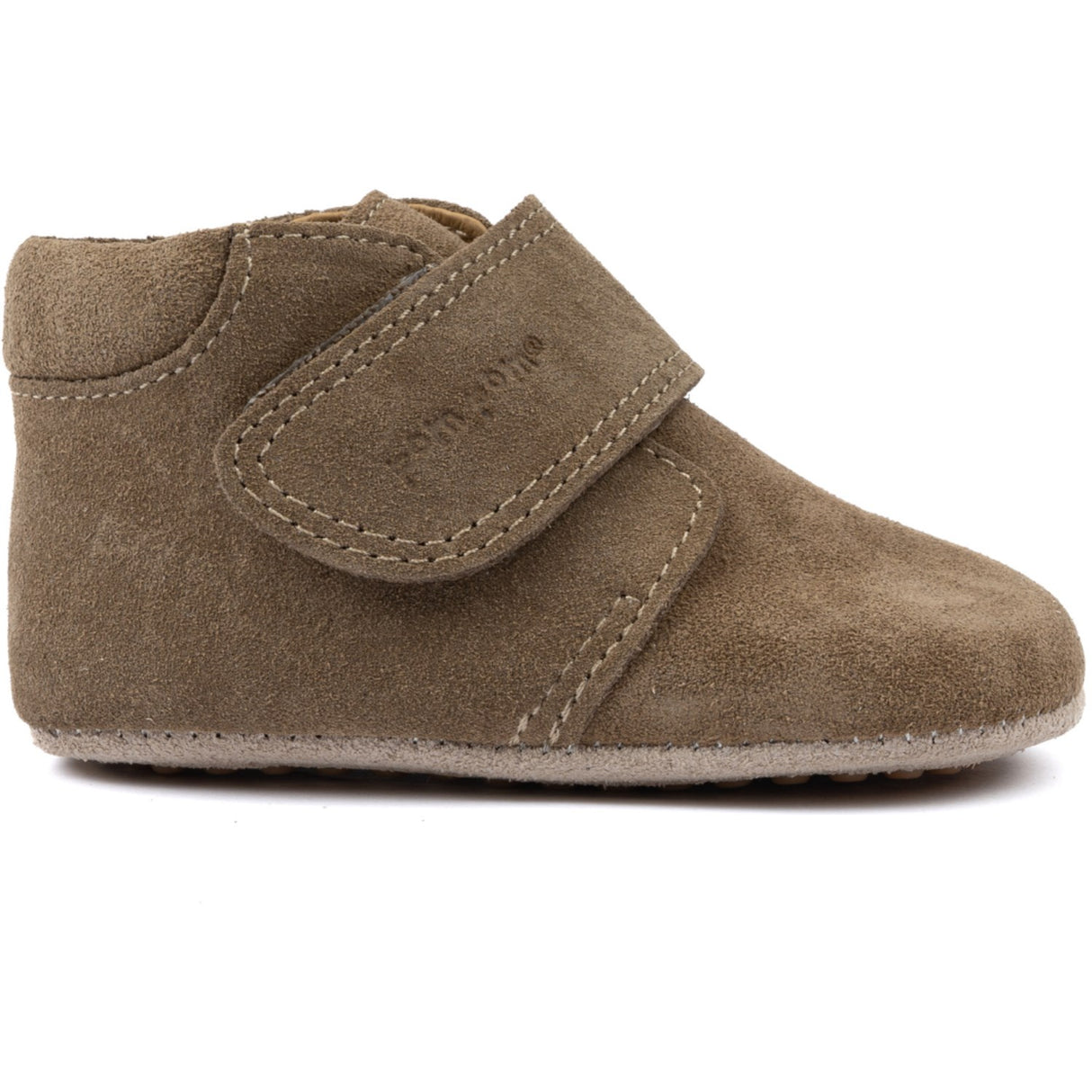 Pom Pom Khaki Suede Beginners™ Shoe Velcro Season
