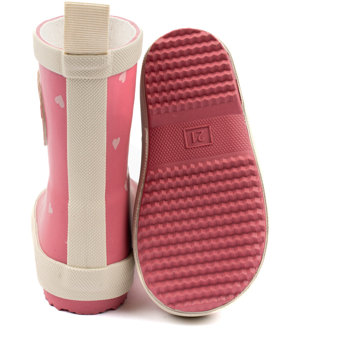 Pom Pom Heart AOP Rubber Boot AOP