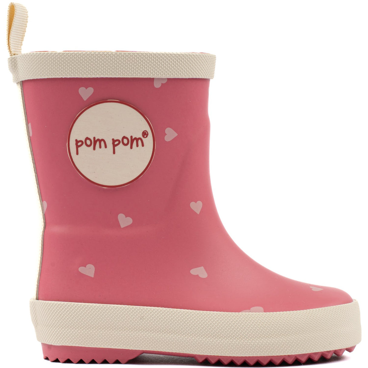 Pom Pom Heart AOP Rubber Boot AOP