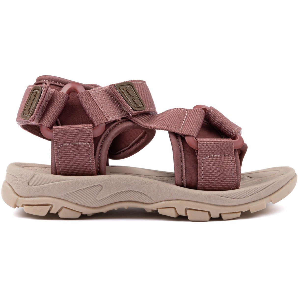 Pom Pom Withered Rose Trecking Sandal Velcro