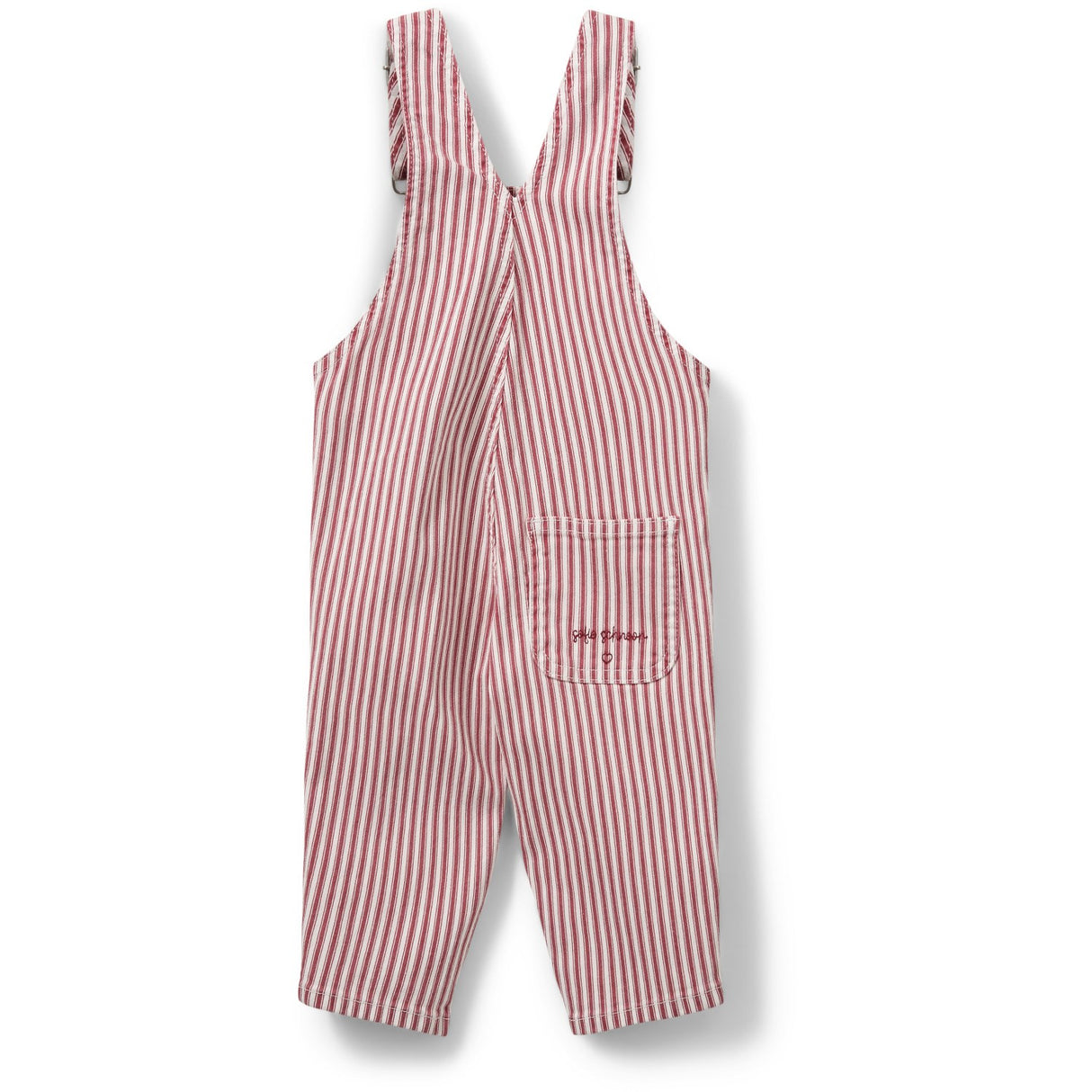 Sofie Schnoor Red Striped Overalls