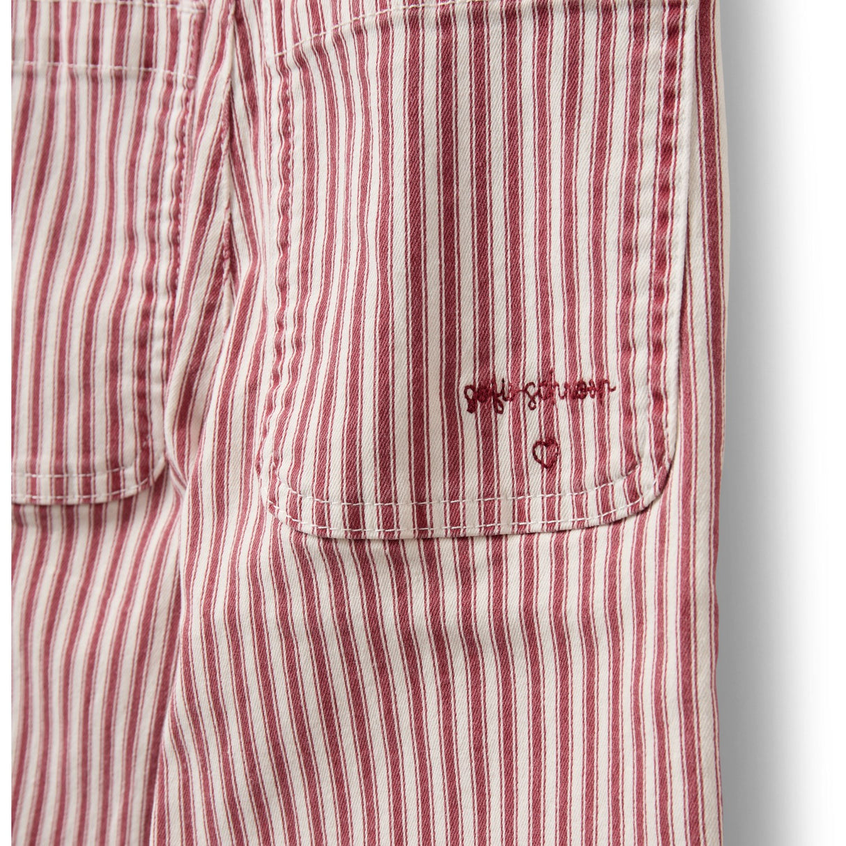 Sofie Schnoor Red Striped Pants