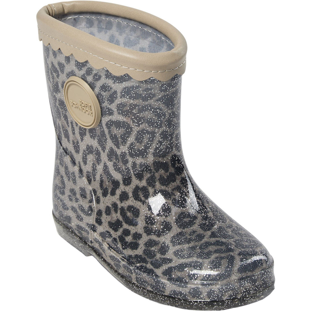 Sofie Schnoor Leopard Perlask Rubberboot