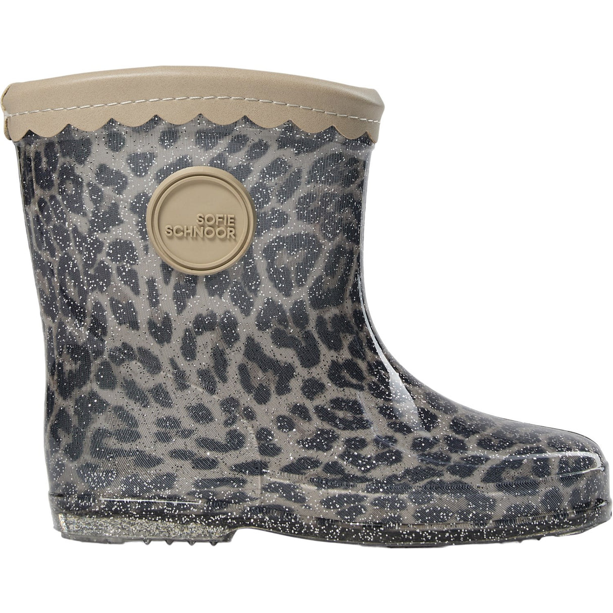 Sofie Schnoor Leopard Perlask Rubberboot
