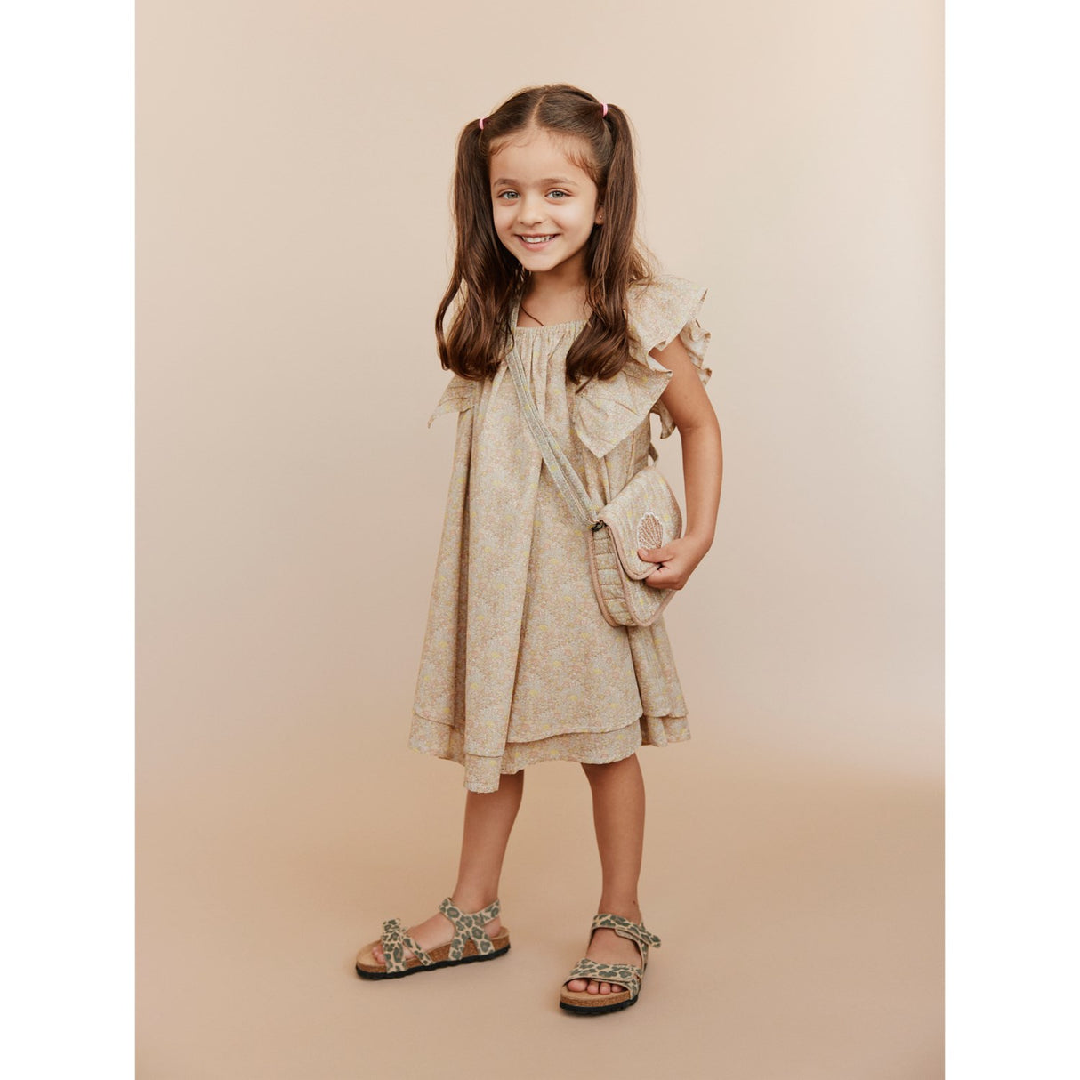 Sofie Schnoor Rose W Yellow Blossomsk Dress