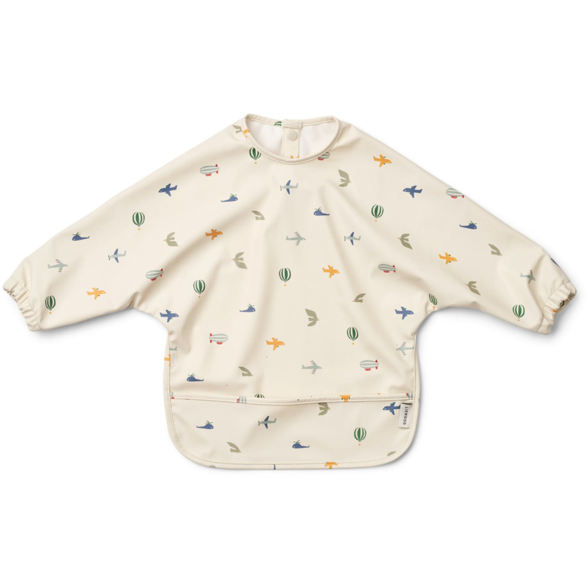 LIEWOOD Aviator / Ecru Merle Printed Cape Bib