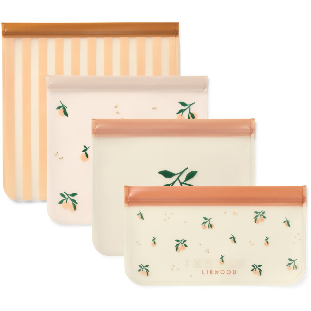 LIEWOOD Peach / Sea Shell Clive Travelbag 4-Pack