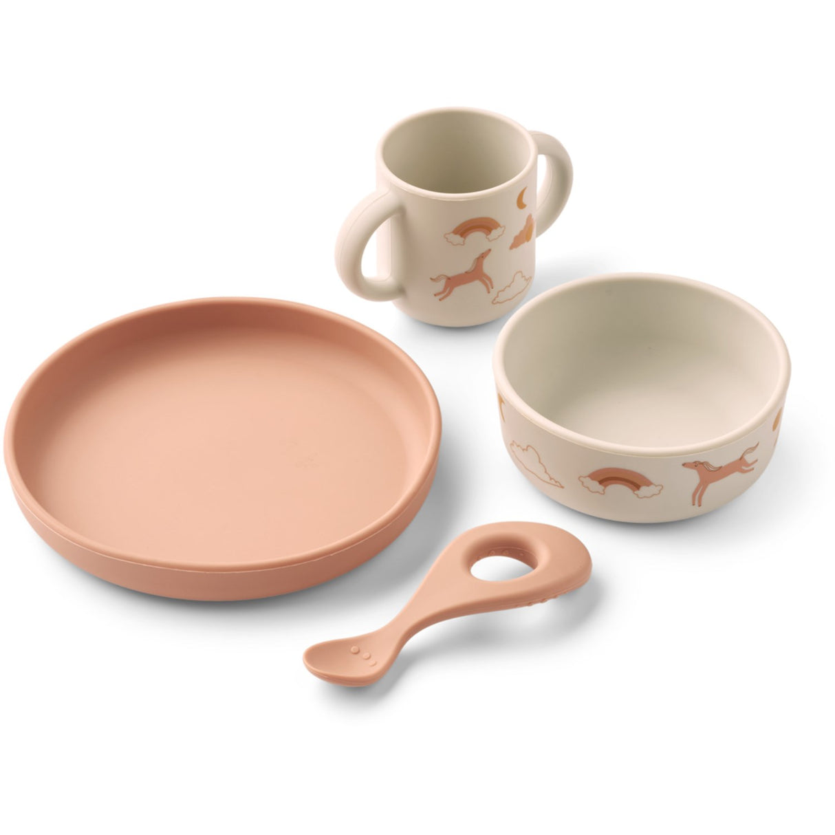 LIEWOOD Dream / Ecru Vivi Printed Tableware Set