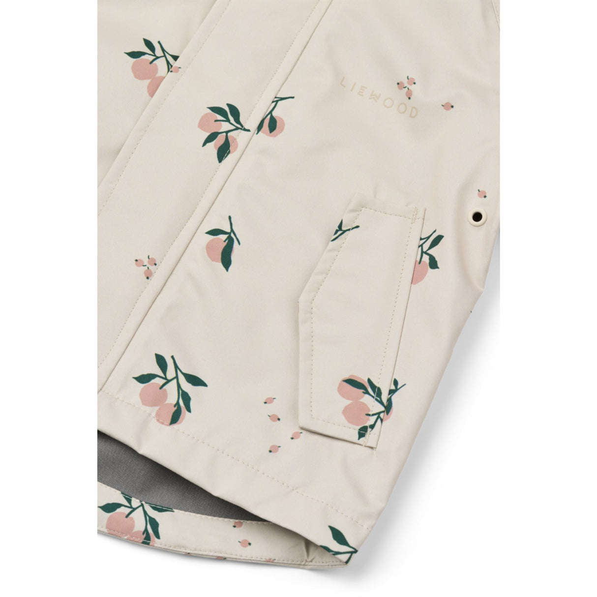 LIEWOOD Peach / Sea Shell Manu Rainwear Set