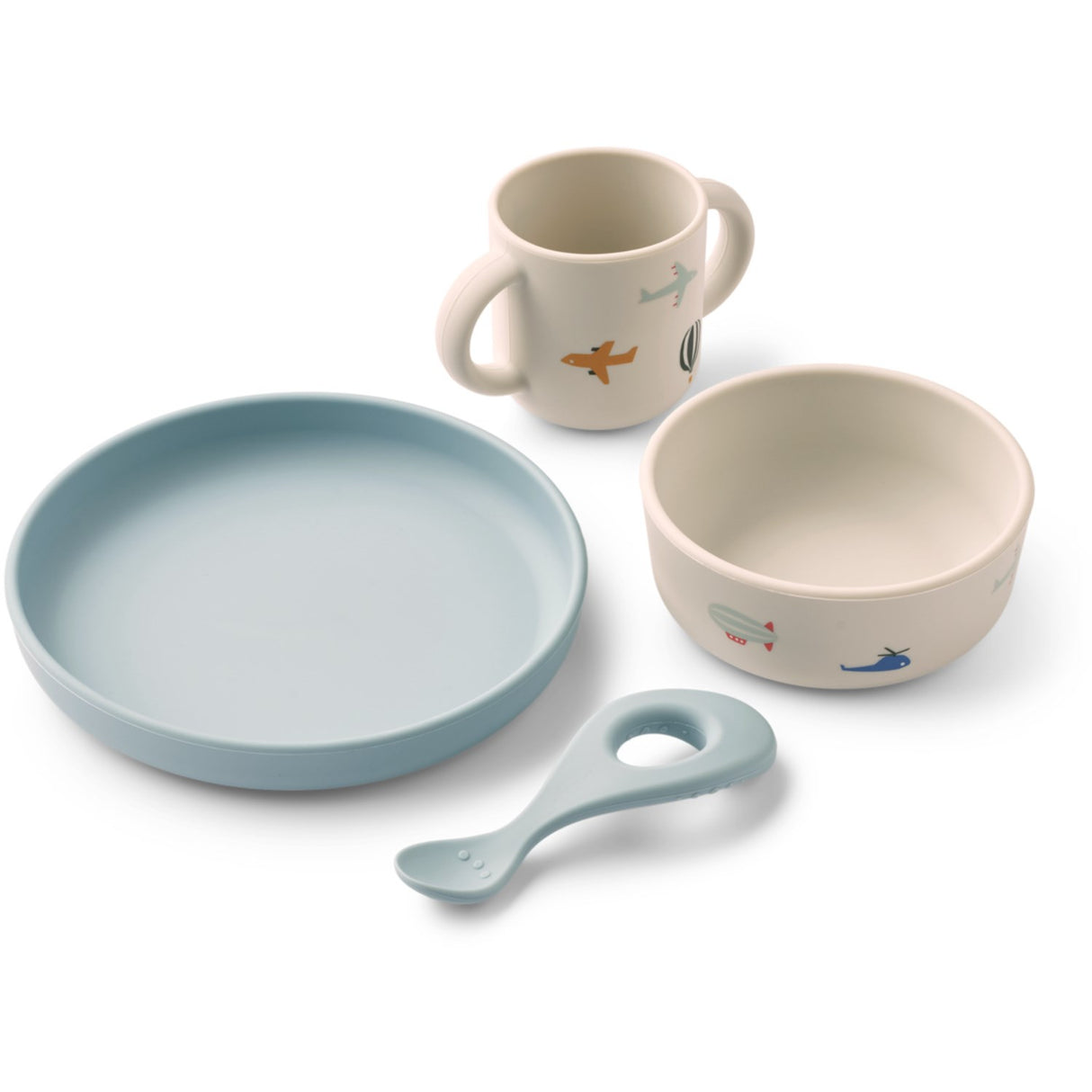 LIEWOOD Aviator / Ecru Vivi Printed Tableware Set