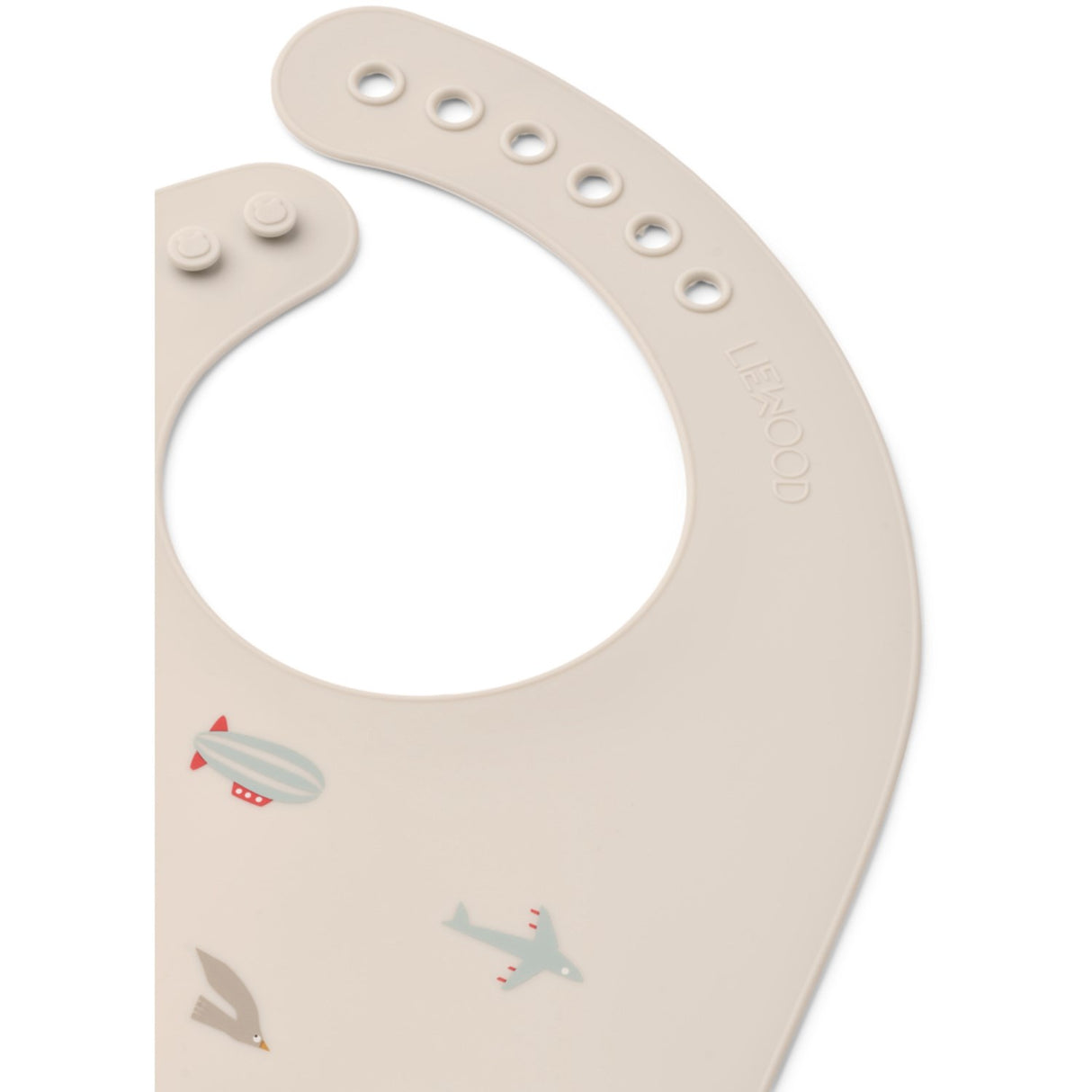 LIEWOOD Aviator / Ecru Tilda Printed Bib 2-Pack