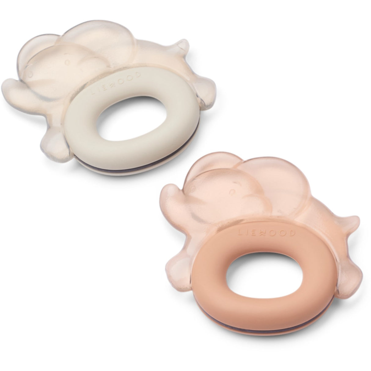 LIEWOOD Pale Tuscany / Sandy Rita Elephant Cooling Teether 2-Pack