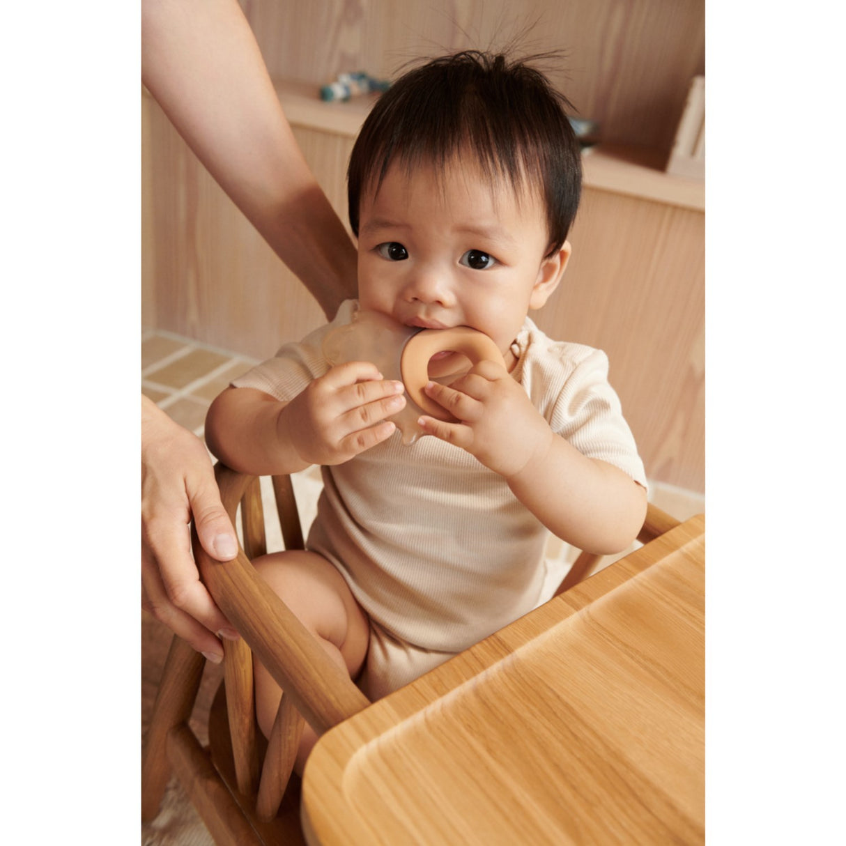 LIEWOOD Pale Tuscany / Sandy Rita Elephant Cooling Teether 2-Pack