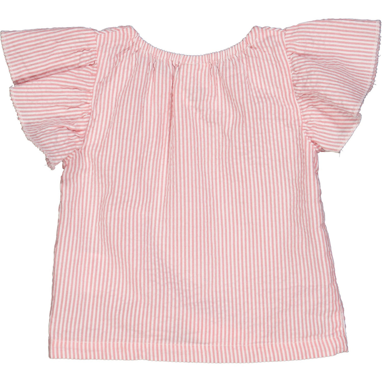 Müsli Balsam Cream/ Bubblegum Seersucker Stripe Frill Top Baby
