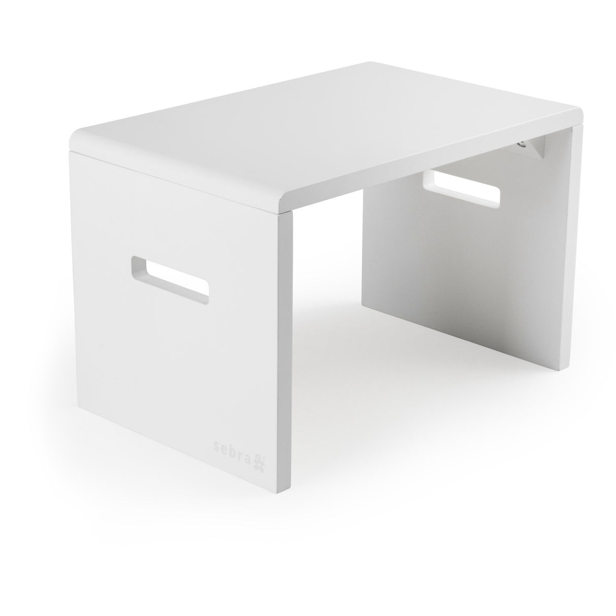 Sebra Classic White Step Stool Wooden Edition