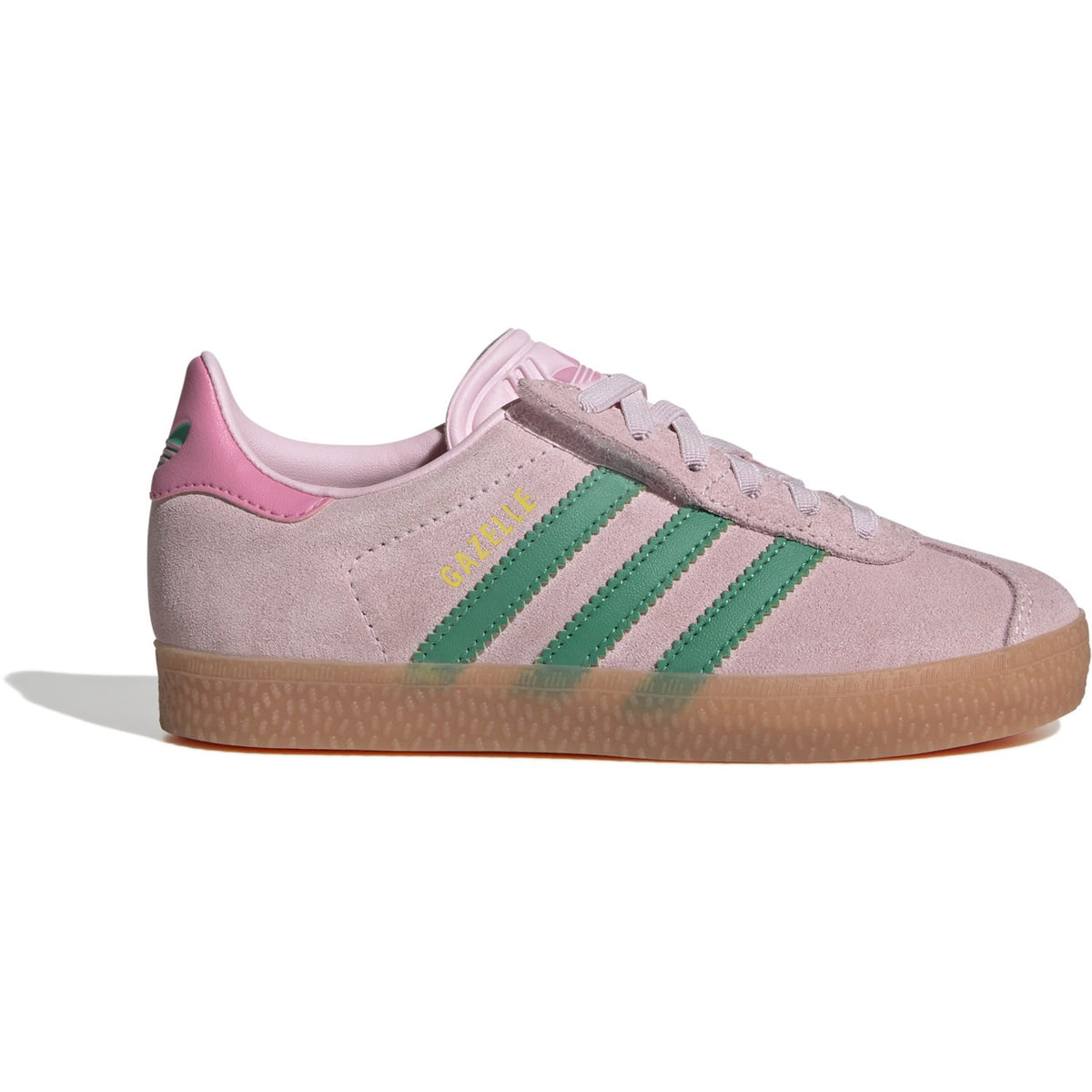 Buy adidas Originals Clear Pink/Court Green/Bliss Pink Gazelle Cf El C  Sneakers