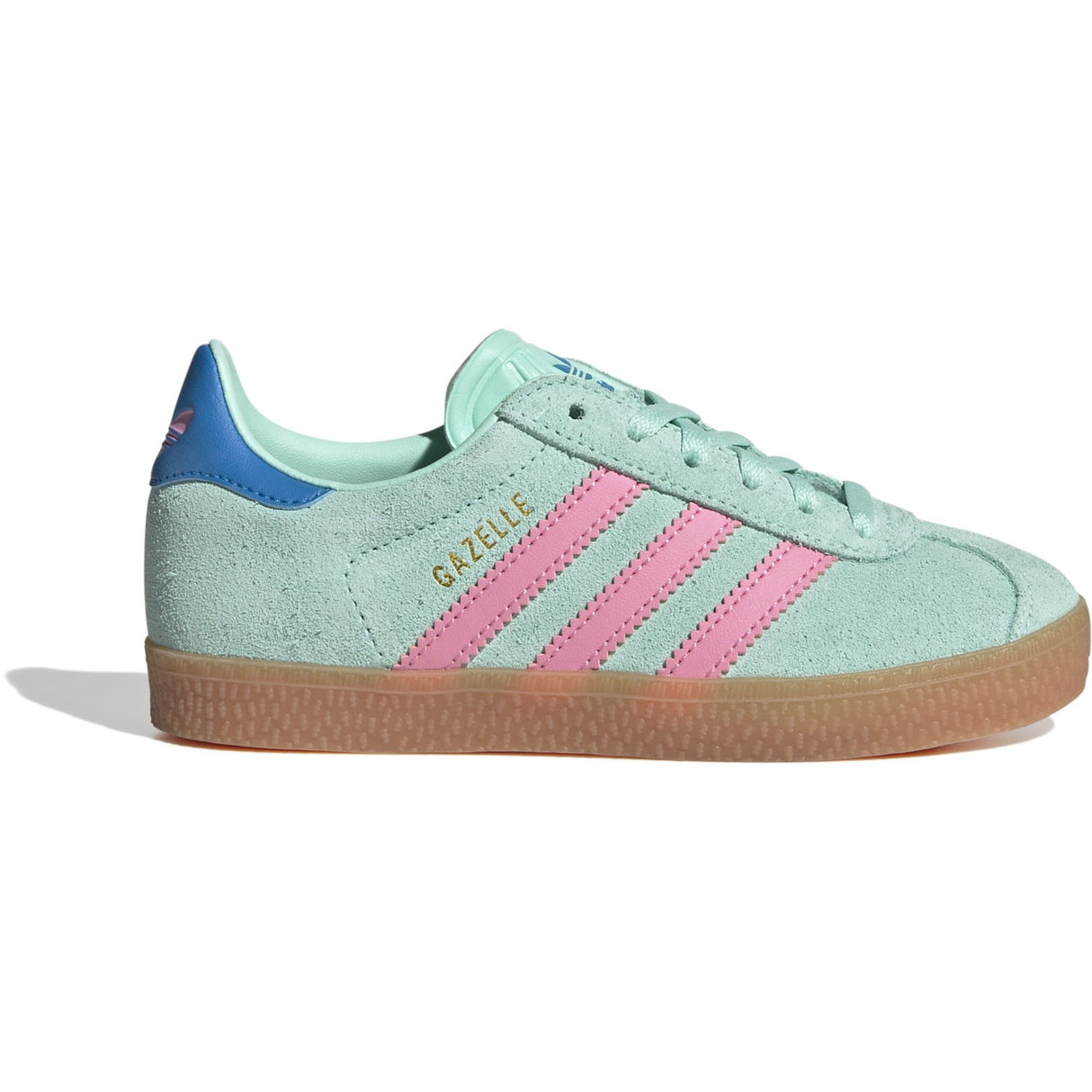 adidas Originals Clear Mint/Bliss Pink/Bright Blue Gazelle C Sneakers