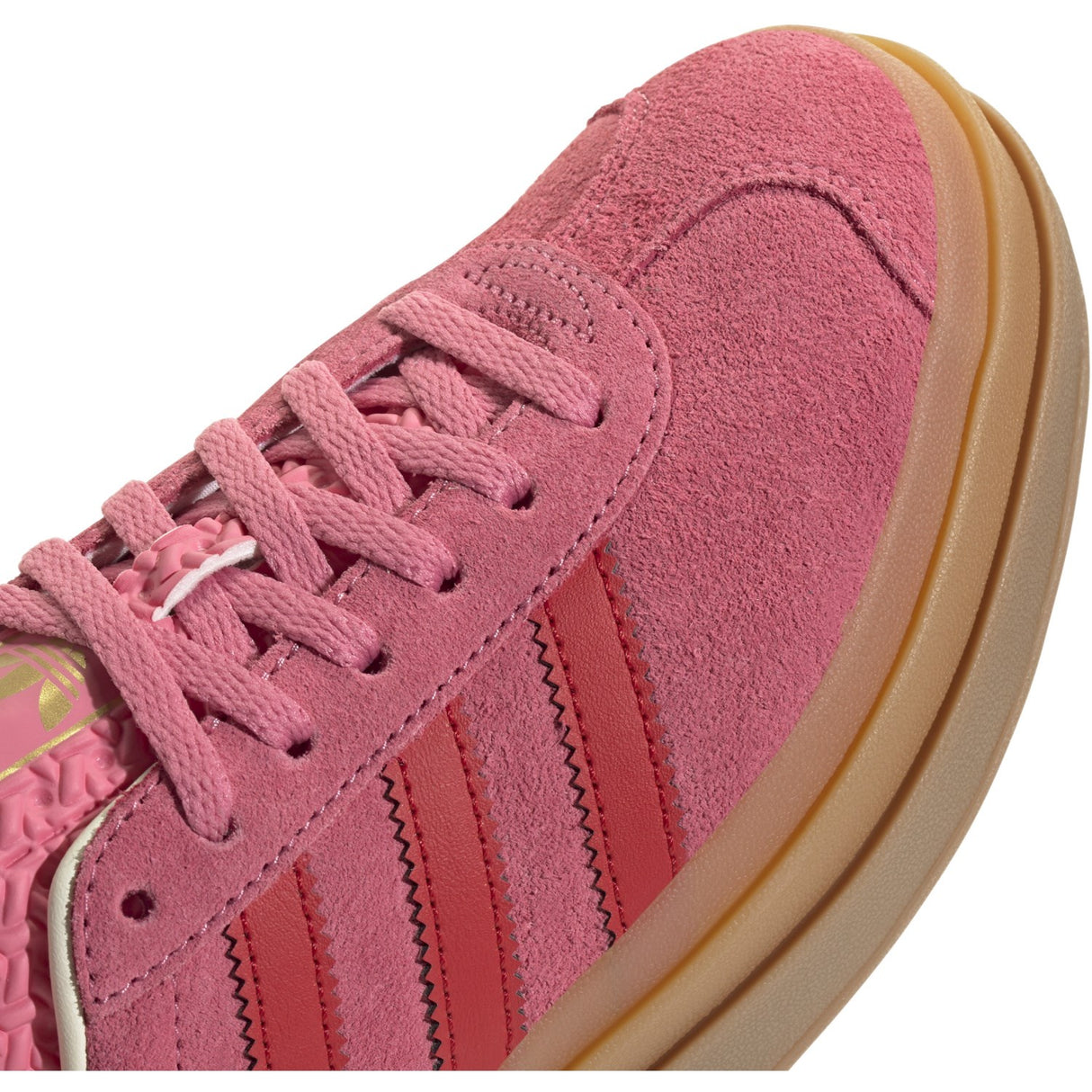 adidas Originals Rose Tone/Better Scarlet/Cream White Gazelle Bold J Sneakers