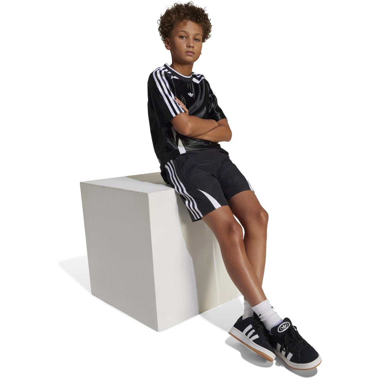 adidas Originals Black Woven Shorts