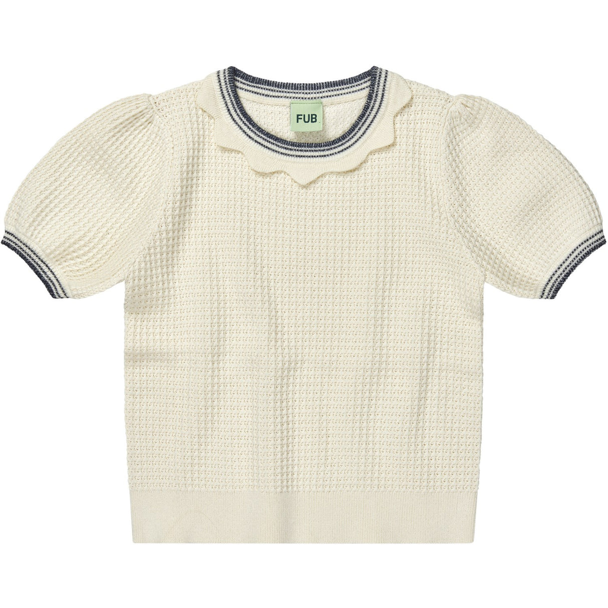 FUB ecru Structure Tee