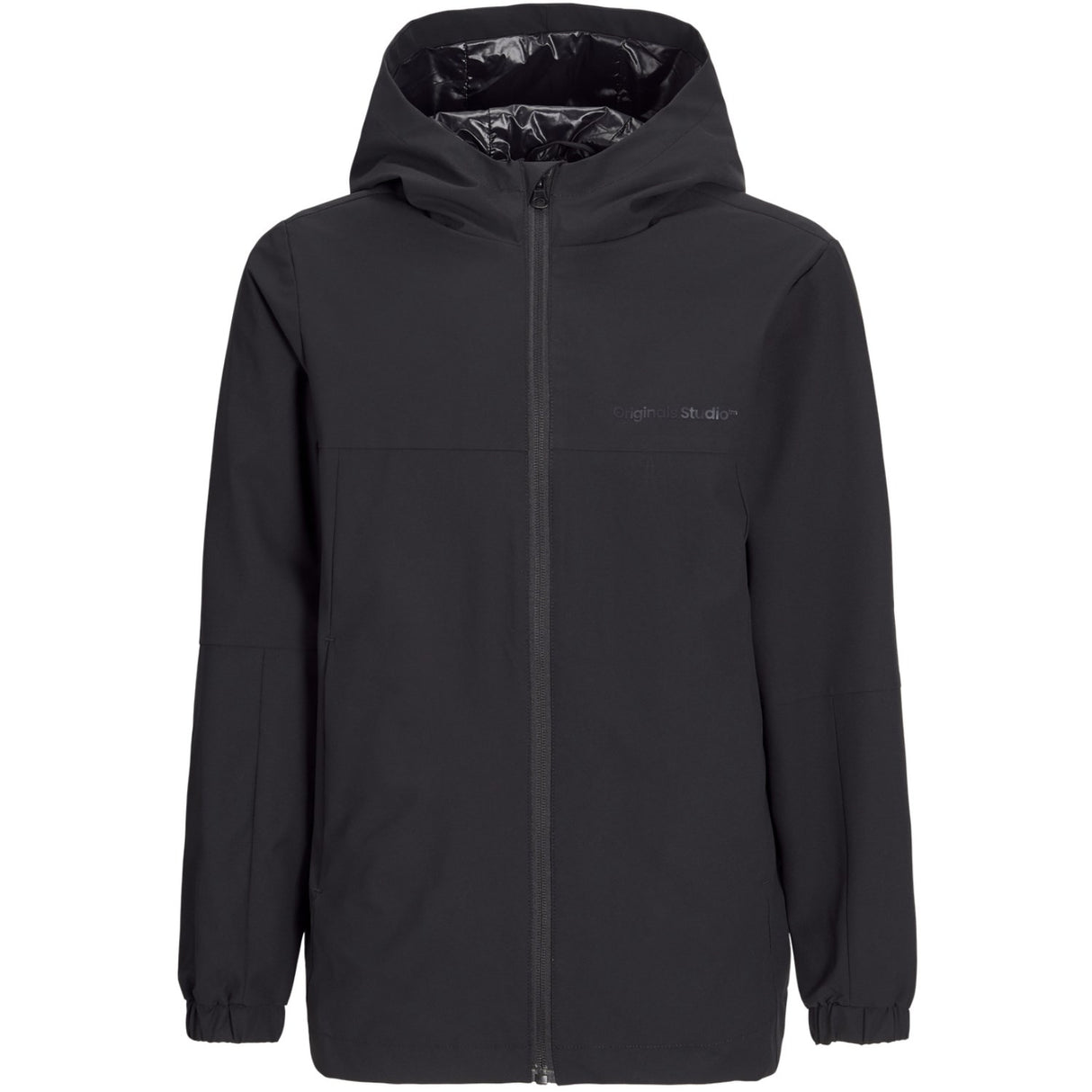 Jack & Jones Junior Black Vesterbro Hood Jacket