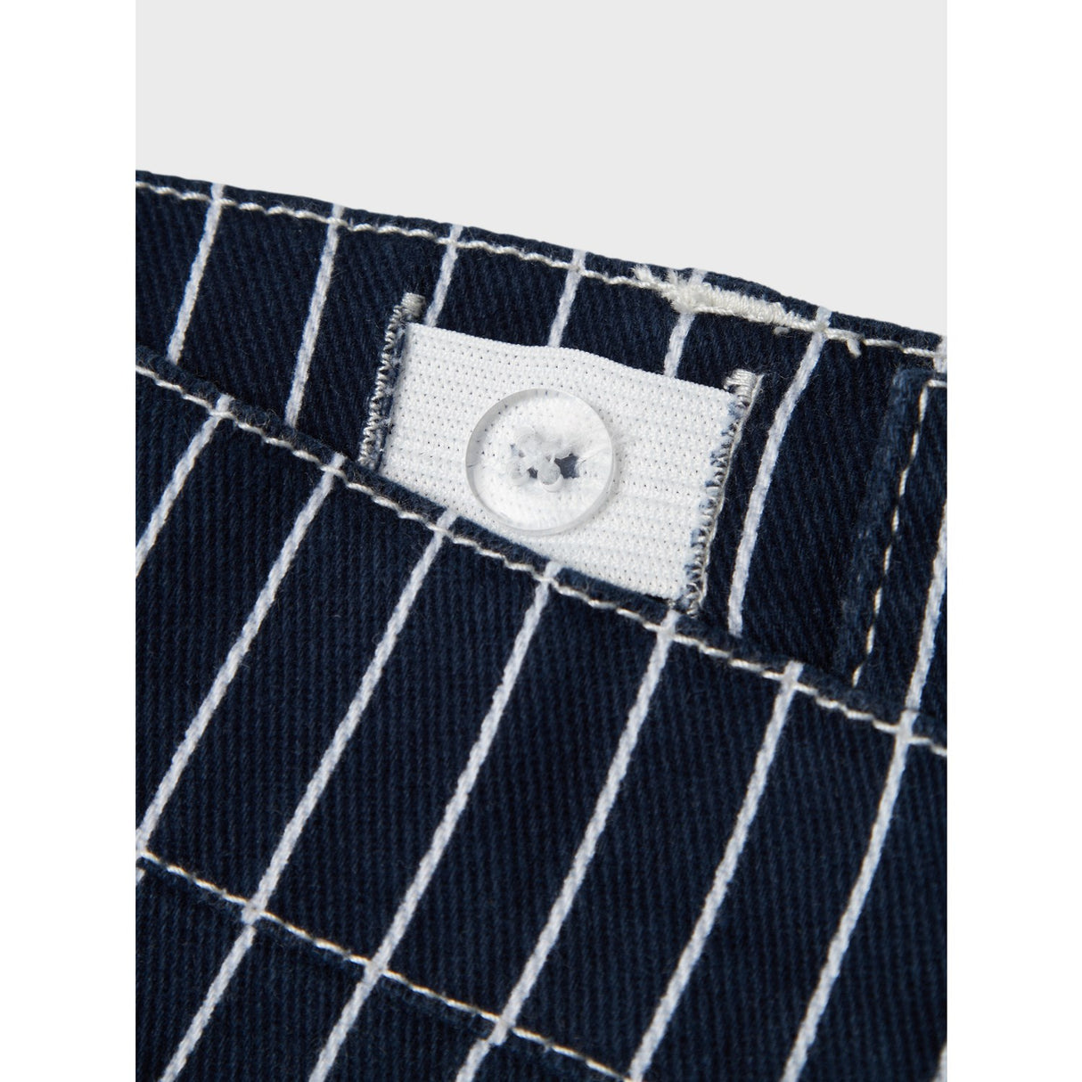 Name It Navy Blazer Rose Wide Twill Stripe Pants