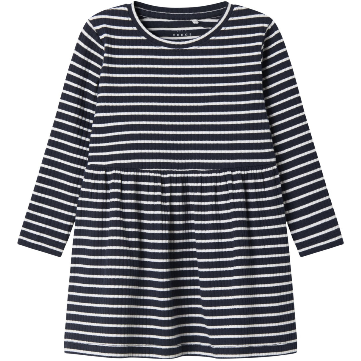 Name It Bright White Dark Sapphire Vemma Dress