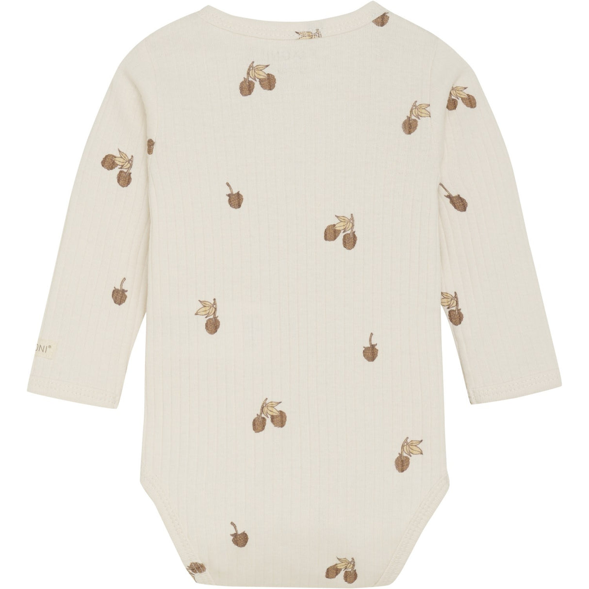 FIXONI Eggnog Wrap Bodysuit LS Rib