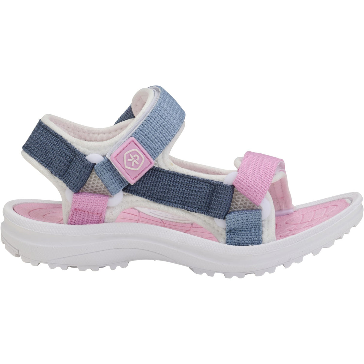 Color Kids Orchid Colorblock Sandals W. Velcro