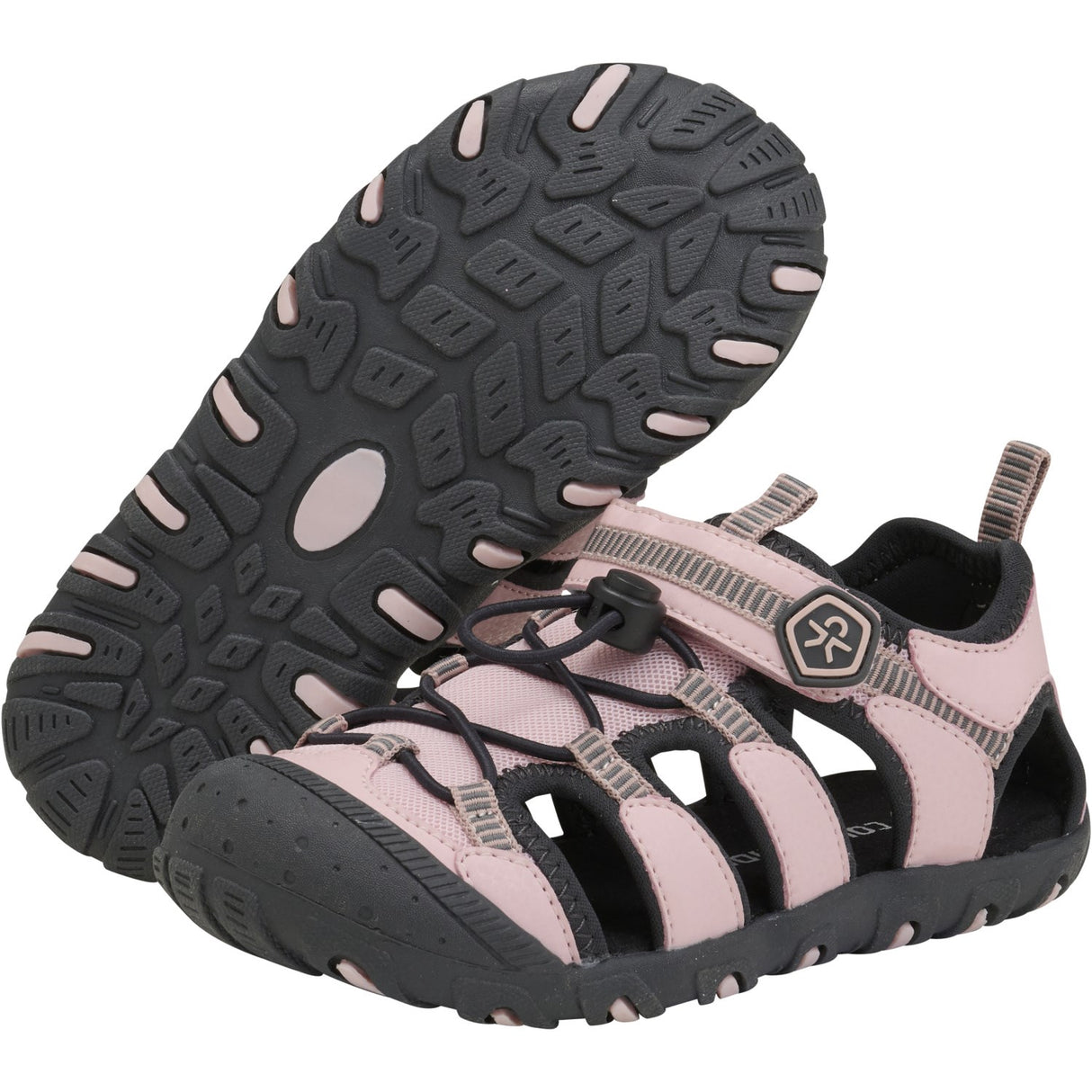 Color Kids Coral Blush Sandals Hiking W. Toe Cap