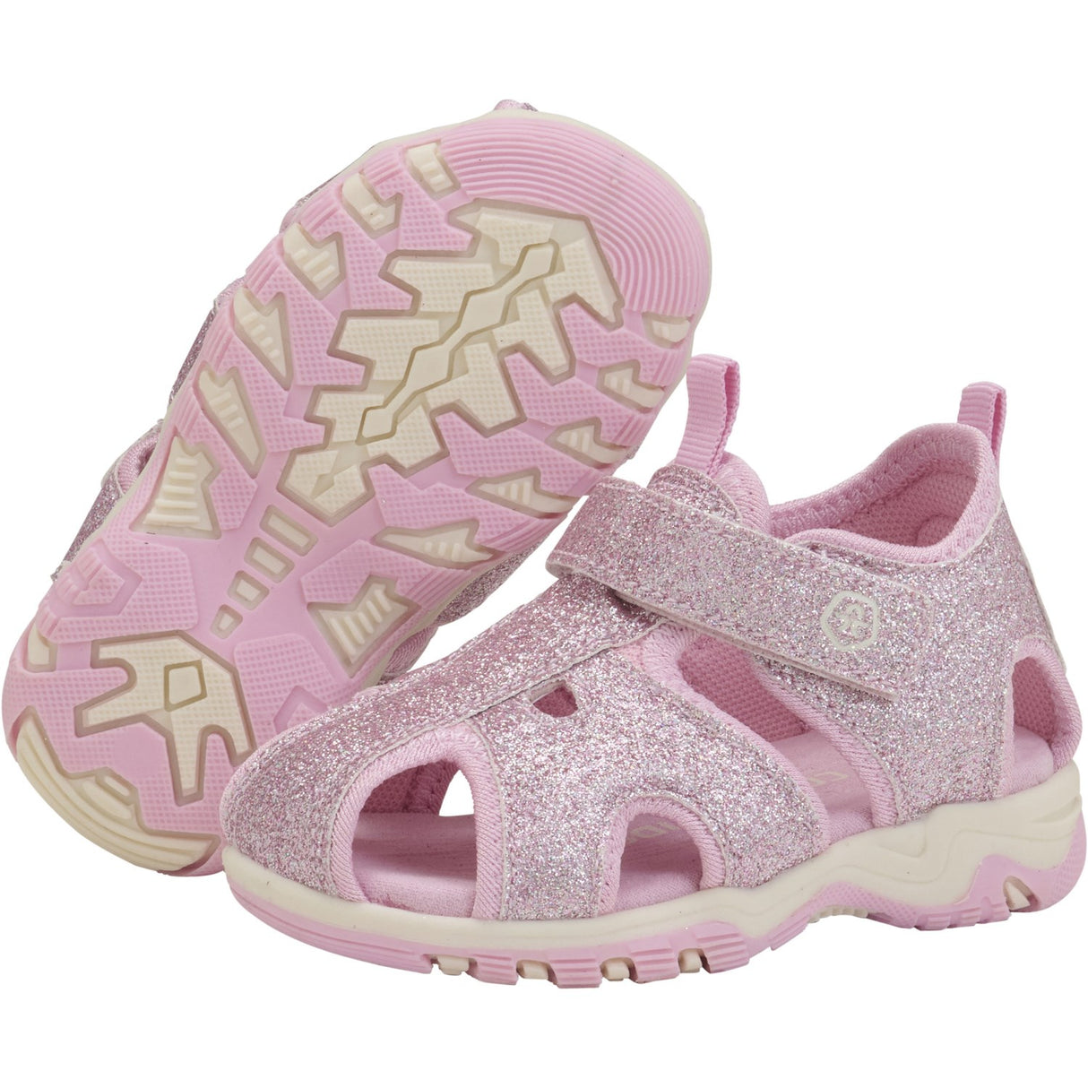 Color Kids Coral Blush Baby Sandals W. Velcro Strap