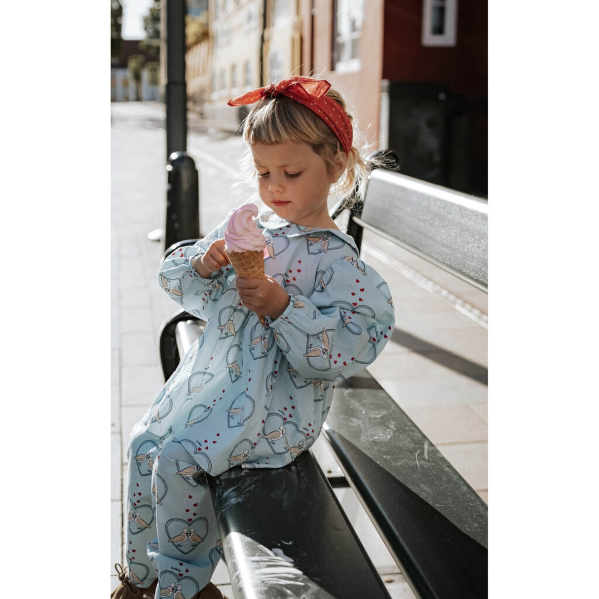 Fliink Dream Blue Aop Colombe Ls Tunic