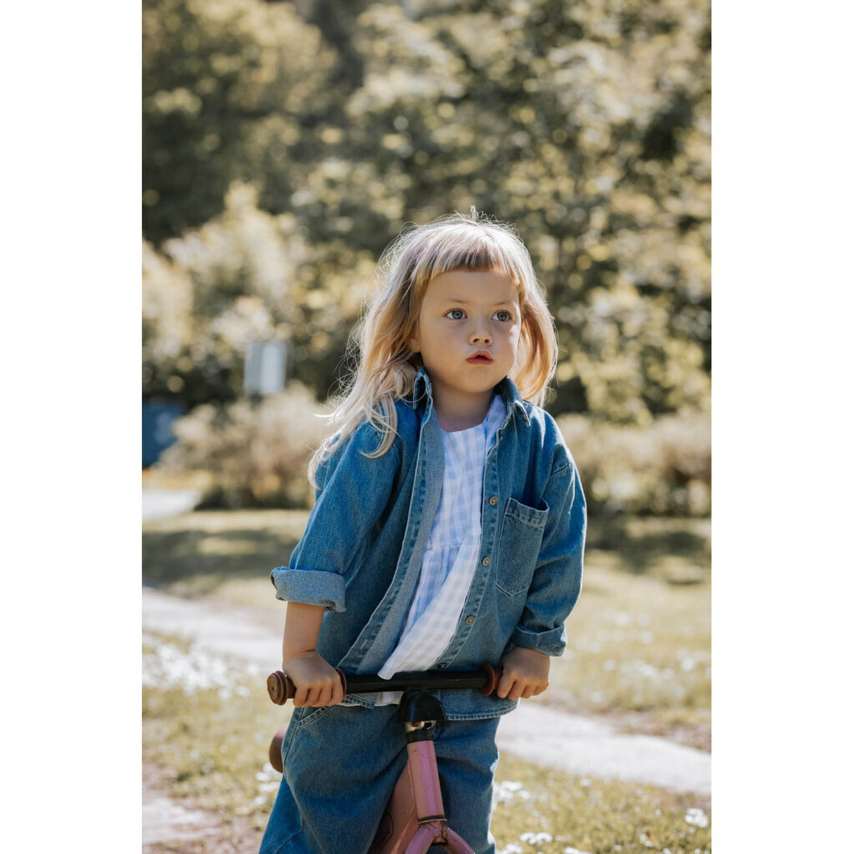 Fliink Light Denim Blue Don Ls Shirt